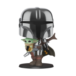 Funko POP! StarWars: Mandalorian - 10 Mandalorian w/ Child Vinyl Figure 25cm