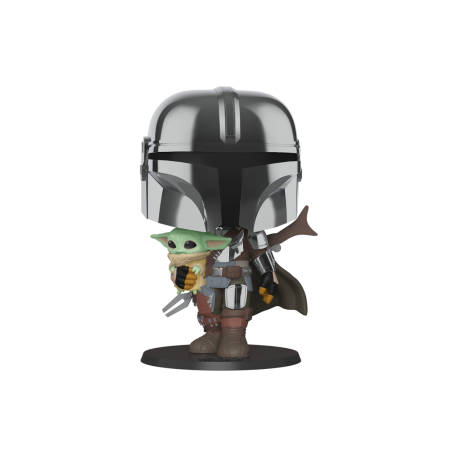 Funko POP! StarWars: Mandalorian - 10 Mandalorian w/ Child Vinyl Figure 25cm