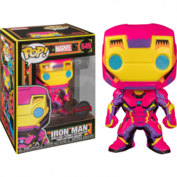Funko POP! Marvel Black Light Iron Man Vinyl Figure 10cm Target Exclusive