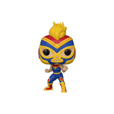 Funko POP! POP Marvel: Lucha Libre - Captain Marvel Vinyl Figure 10cm
