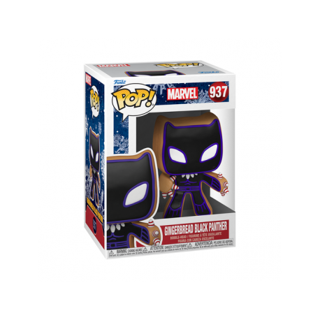 ¡FUNKO POP! POP Marvel: Holiday- Pantera Negra