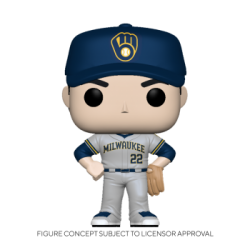Funko POP! MLB: Brewers- Christian Yelich (Road Uniform) Vinyl Figure 10cm