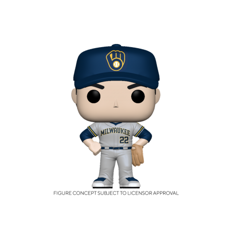 Funko POP! MLB: Brewers- Christian Yelich (Road Uniform) Vinyl Figure 10cm