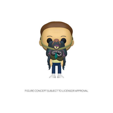 Funko POP! POP Animation: Rick & Morty - Morty w/ Glorzo Vinyl Figure 10cm