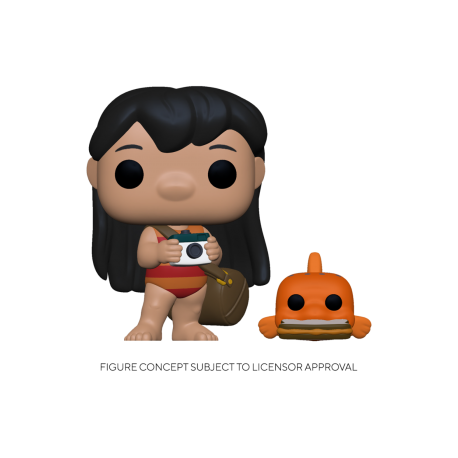 Lilo & Stitch Figura POP! & Buddy Vinyl Lilo w/Pudge 9 cm