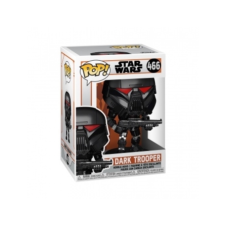 ¡FUNKO POP! Star Wars: Mandalorian - Dark Trooper (Batalla)