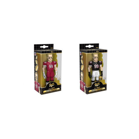 Funko Gold 5 NFL: Cardinals - JJ Watt (Home Uni) con surtido Chase (5+1 figura de persecución)