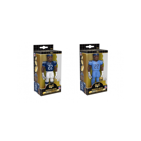 Funko Gold 5 NFL: Titans (Alemán)rrick Henry (HM) con surtido Chase (5+1 figura de persecución)