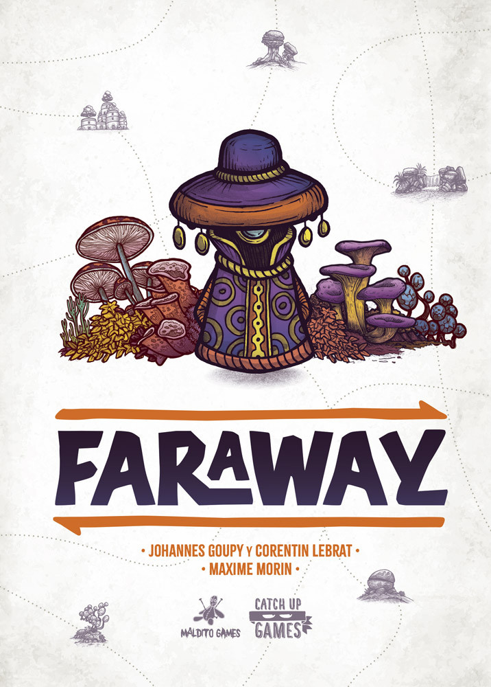 Juego de mesa Faraway de Maldito Games