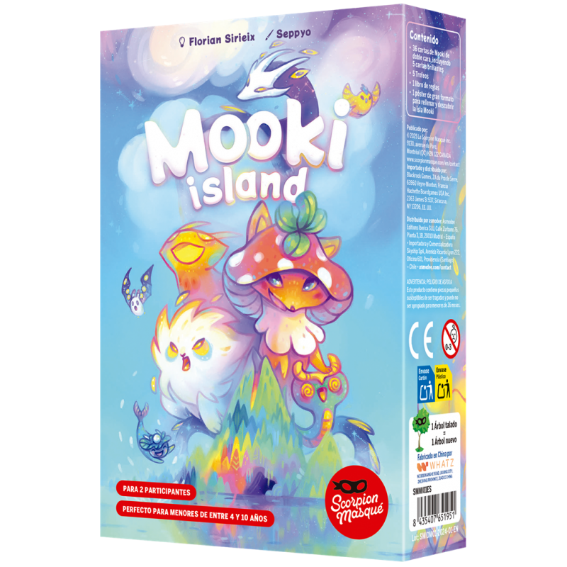 Juego de mesa infantil Mookie Island
