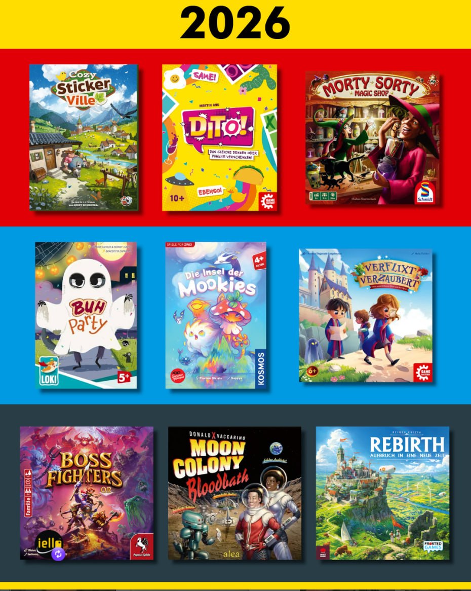 Juegos nominados a los premios Spiel Des Jahres 2026
