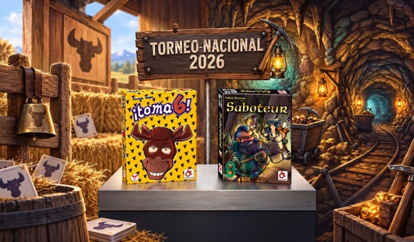 Torneos oficiales de Toma6! y Saboteur 2026