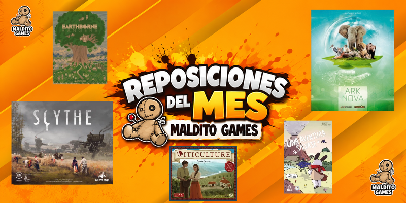 Reposiciones del mes de Octubre de 2026 de Maldito Games