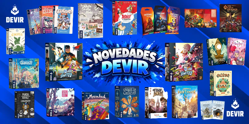 Novedades en juegos de mesa de la editorial Devir