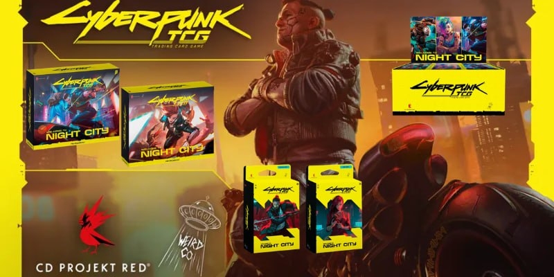 Descubre Cyberpunk TCG, el juego de cartas coleccionables ambientado en un universo futurista donde la tecnolog&iacute;a, las megacorporaciones y la acci&oacute;n se combinan en intensas partidas estrat&eacute;gicas
