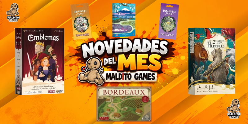 Novedades del mes de Octubre de 2026 de Maldito Games
