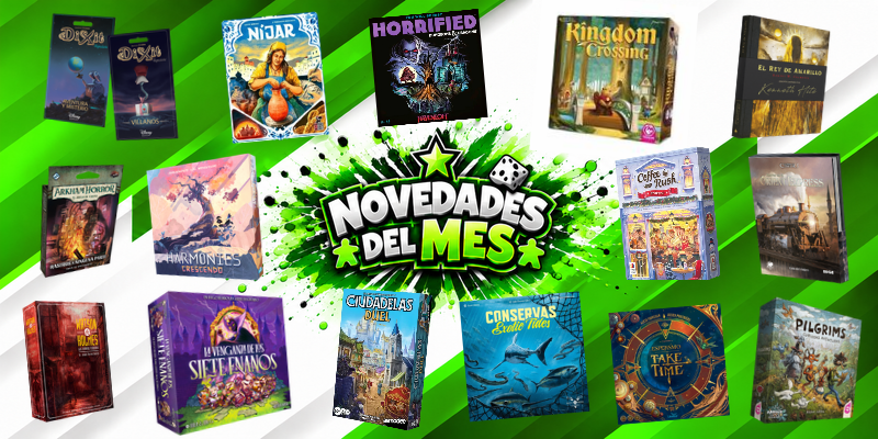Todas las Novedades en juegos de mesa y accesorios de Turol Games
